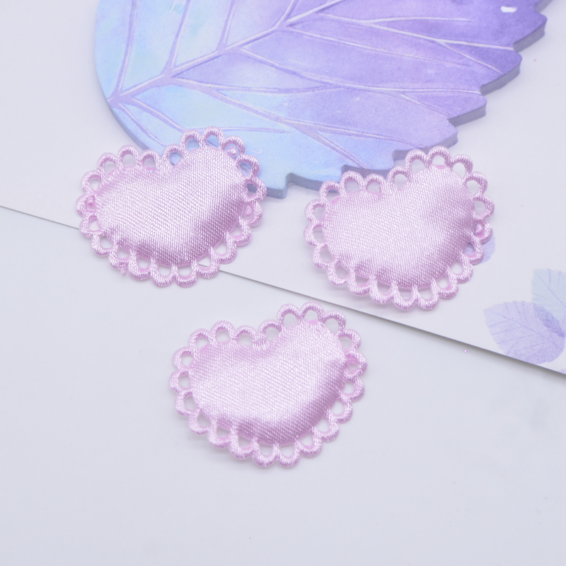 50Pcs 29*24mm Heart Cloth Padd – обзор и цена Wedding Superstar