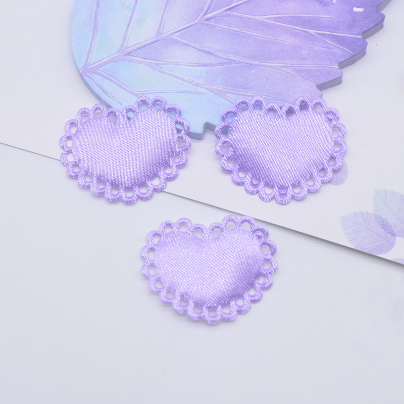 50Pcs 29*24mm Heart Cloth Padd – обзор и цена Wedding Superstar
