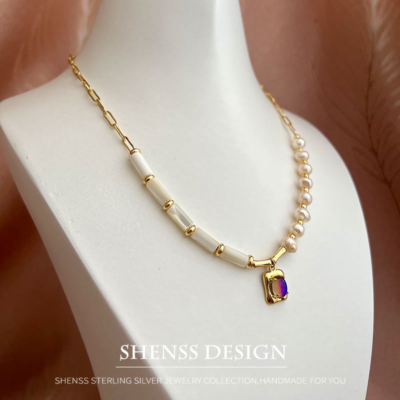 Natural 5-6mm Pearl Shell Neck – обзор и цена Wedding Package Gold