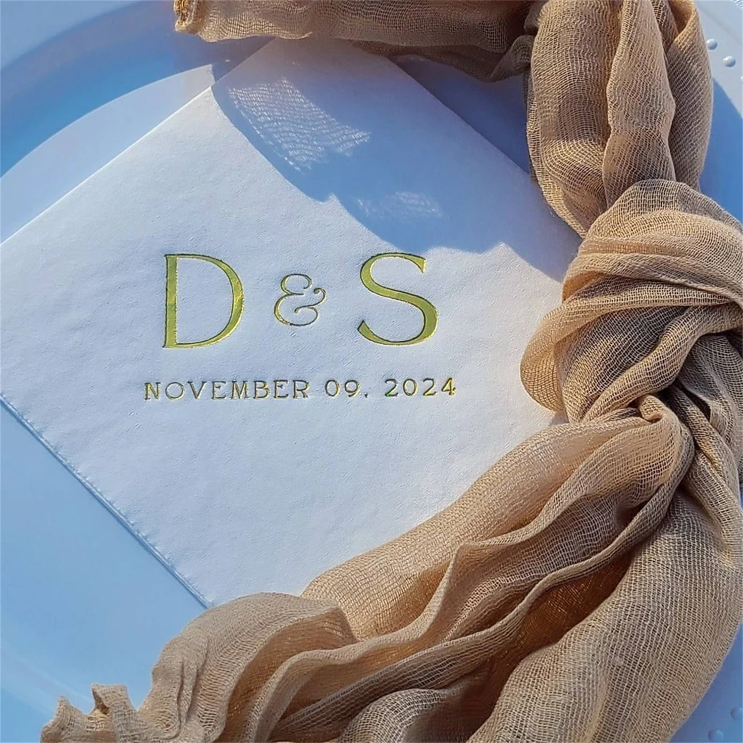 Wedding Cocktail Napkins Initi – обзор и цена Wedding Package Gold