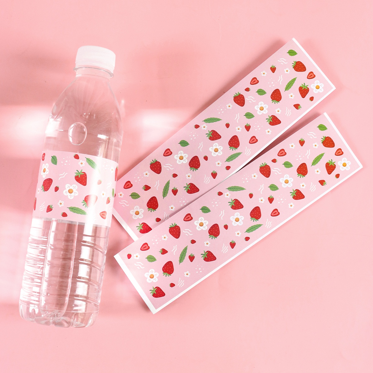 10pcs Strawberry Water Bottle  – обзор и цена Wedding Water Supply