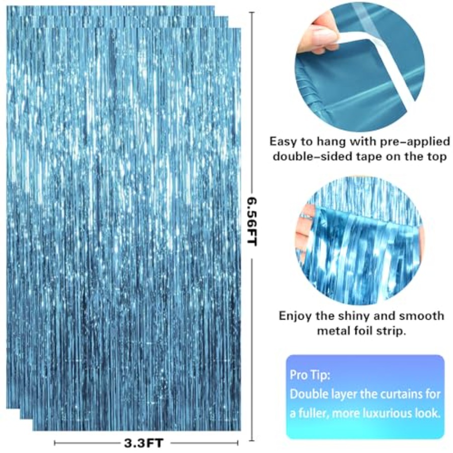 Pool - Blue Tinsel Streamers B – обзор и цена Wedding Water Supply