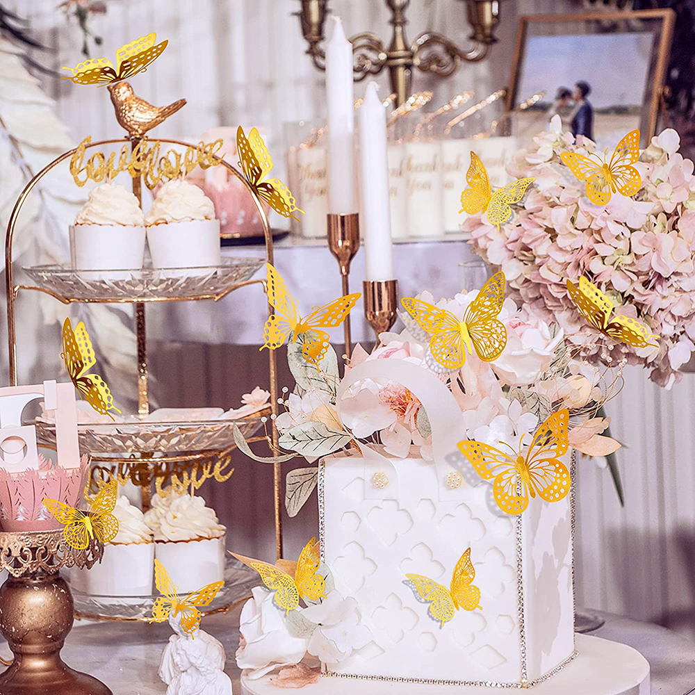 Gold 3D Butterfly Wall Decorat – обзор и цена Wedding Package Gold