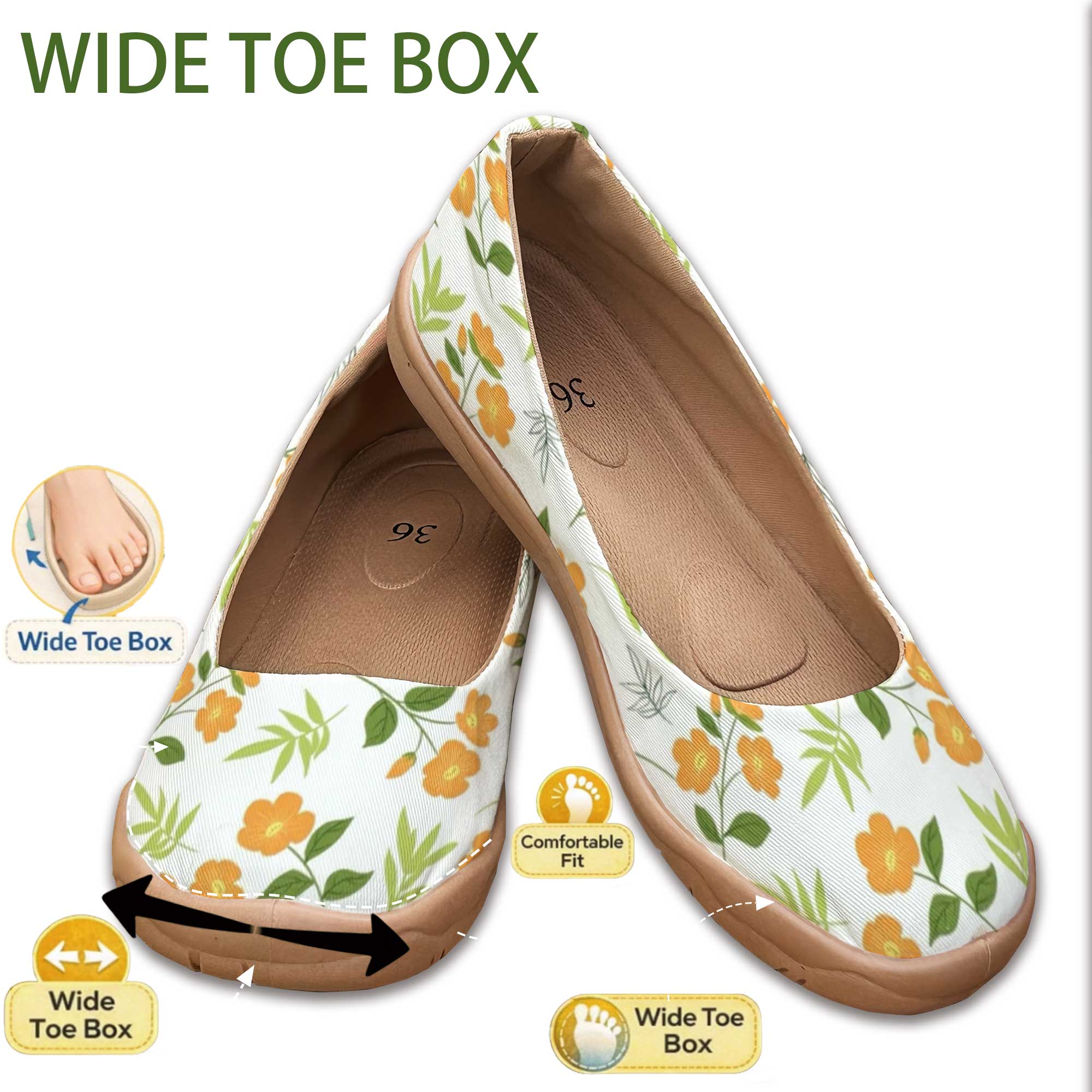 Good News for Wide Feet! Wide- – обзор и цена Good Floral & Wedding Decor Supply