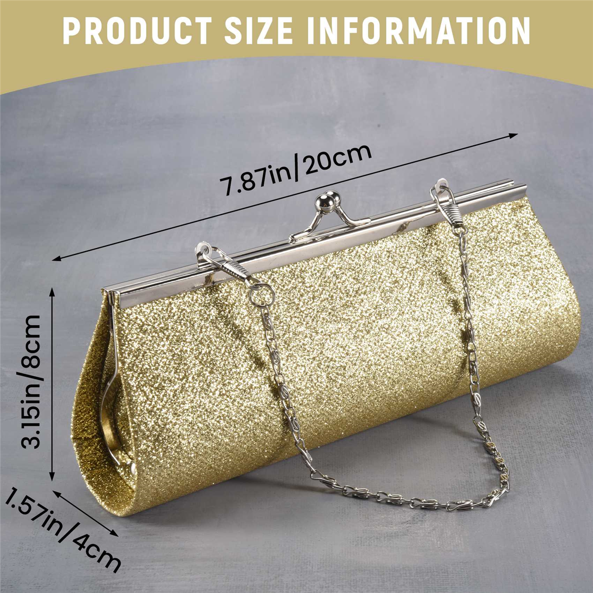 A330 Women Glitter Clutch Purs – обзор и цена Wedding Package Gold