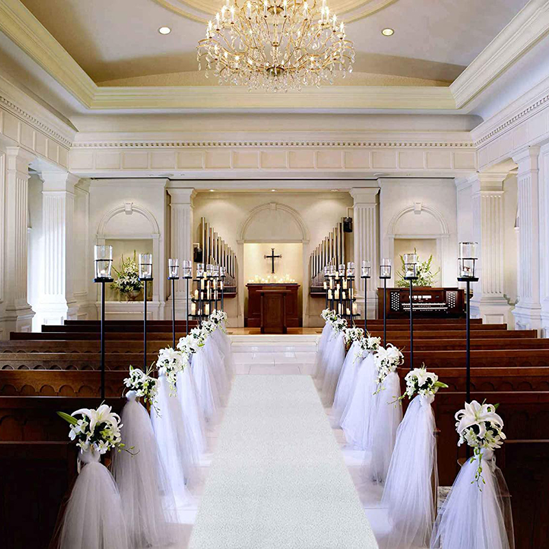 Romantic White Wedding Carpet  – обзор и цена Wedding Tap