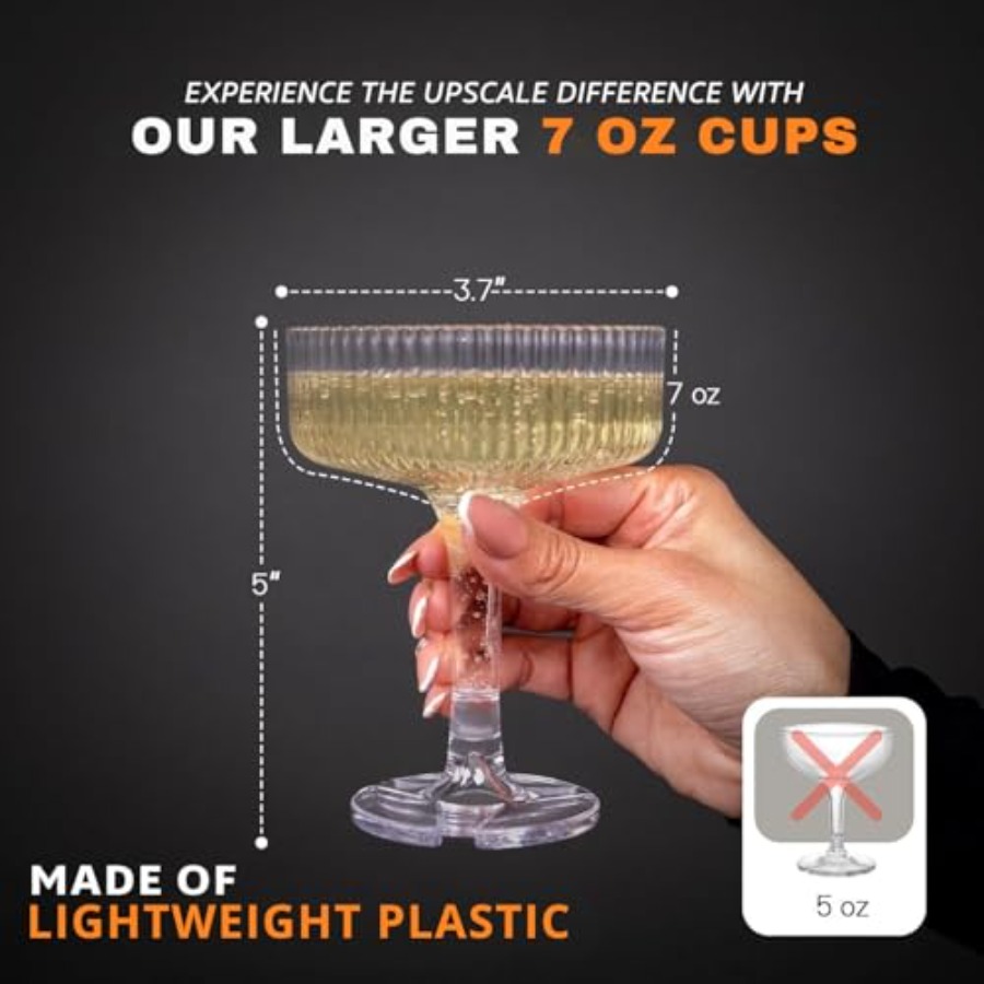 PLASTIC Champagne Tower 21-Pie – обзор и цена Champagne Tower Set