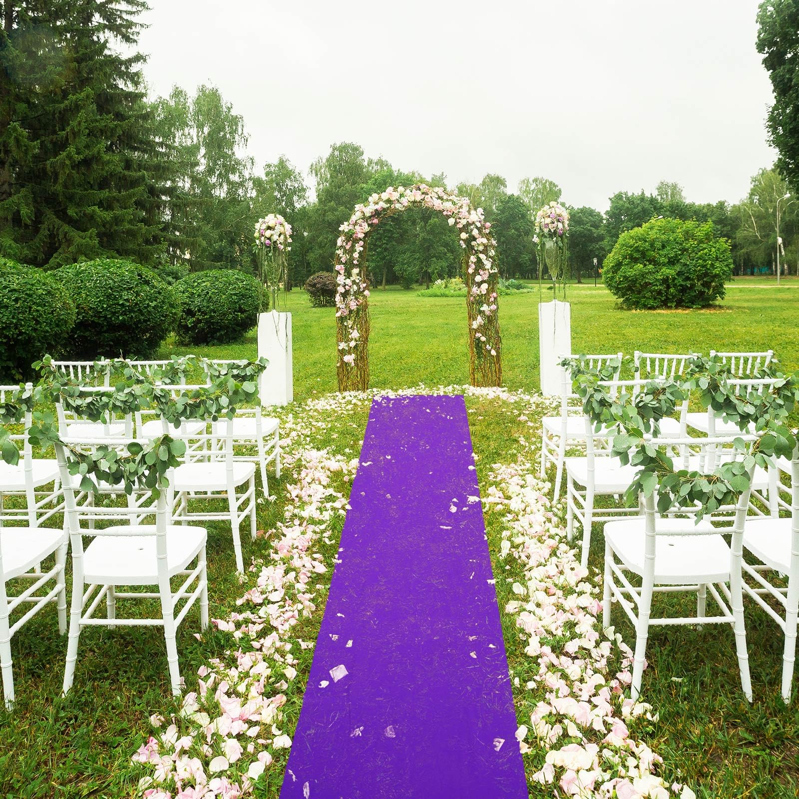 Pure Purple Non-woven Fabric W – обзор и цена Wedding Tap