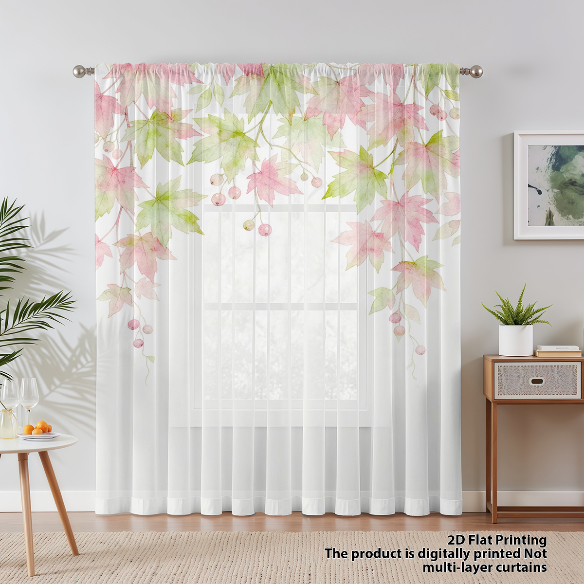 Flower Series Sheer Curtain, G – обзор и цена Good Floral & Wedding Decor Supply