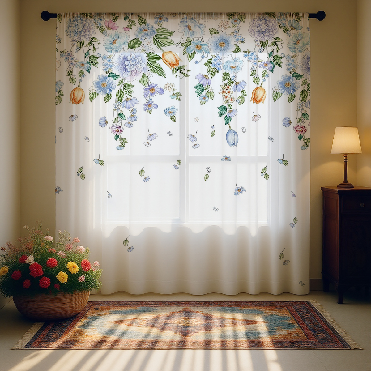 Floral Sheer Curtain, Good Qua – обзор и цена Good Floral & Wedding Decor Supply