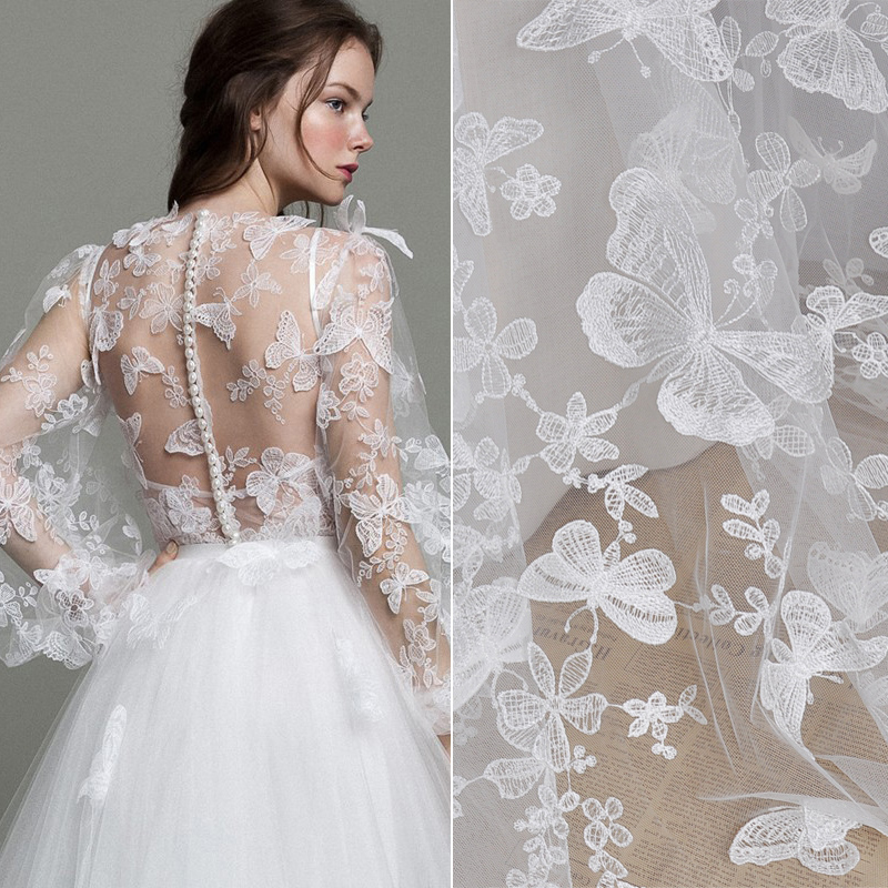1 Yard 3D Butterfly Embroidery – обзор и цена Wedding Water Supply