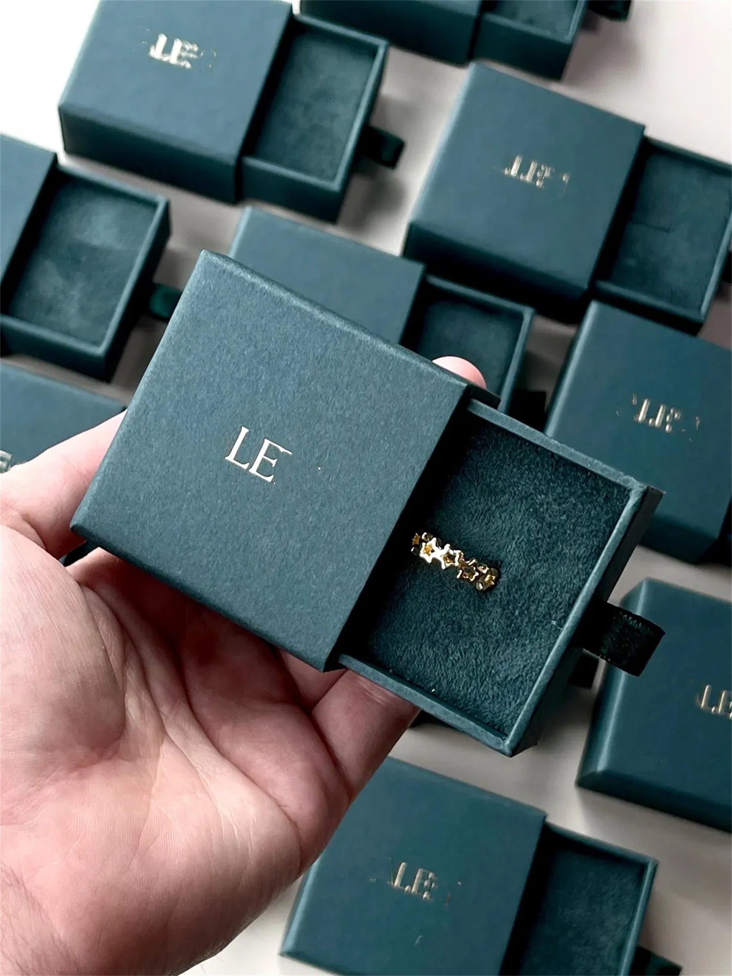 20 pcs Tiny dark green ring bo – обзор и цена Wedding Package Gold