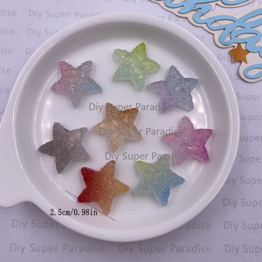 10PCS Resin Clear Candy Color  – обзор и цена Wedding Superstar