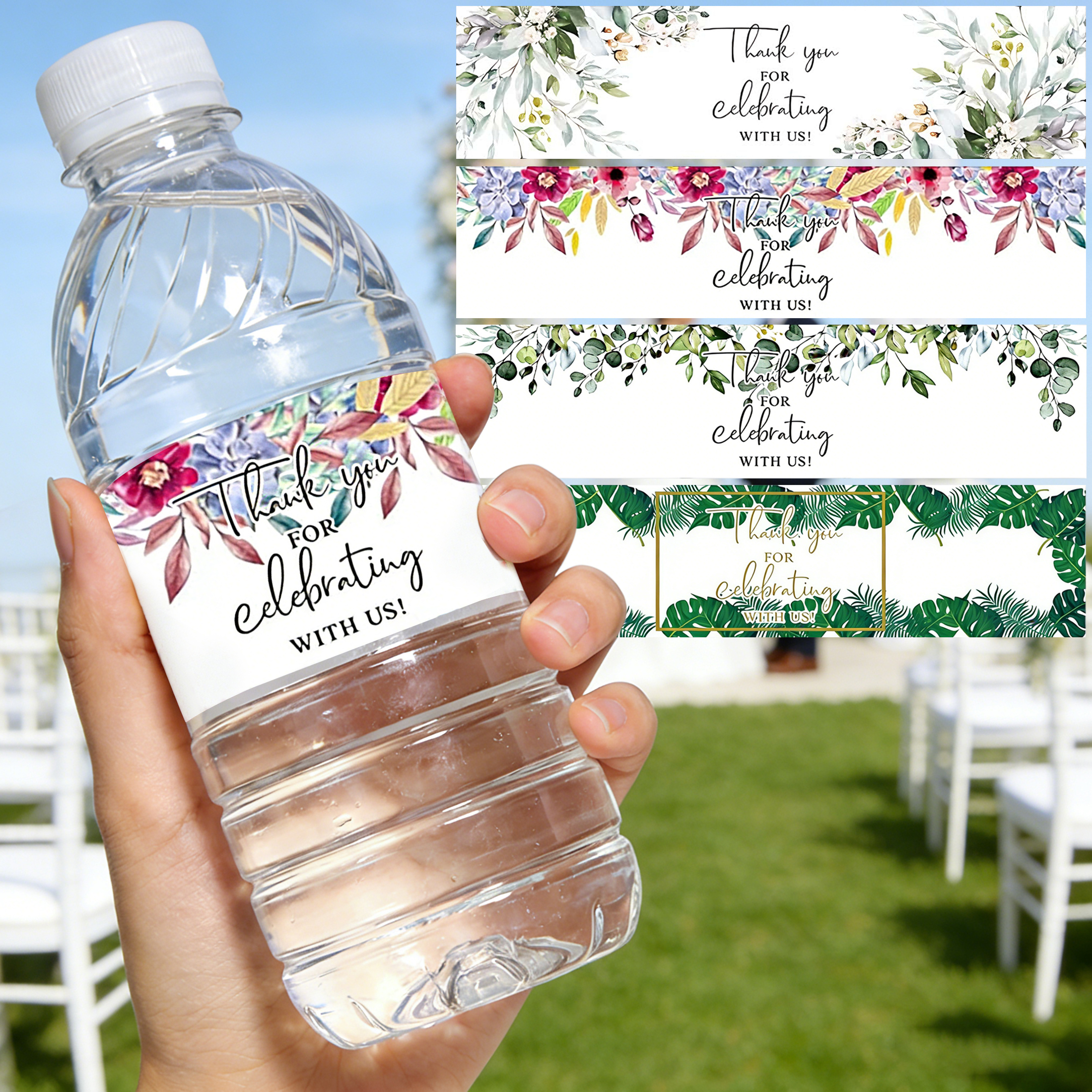 10pcs Water Bottle Labels Stic – обзор и цена Wedding Water Supply