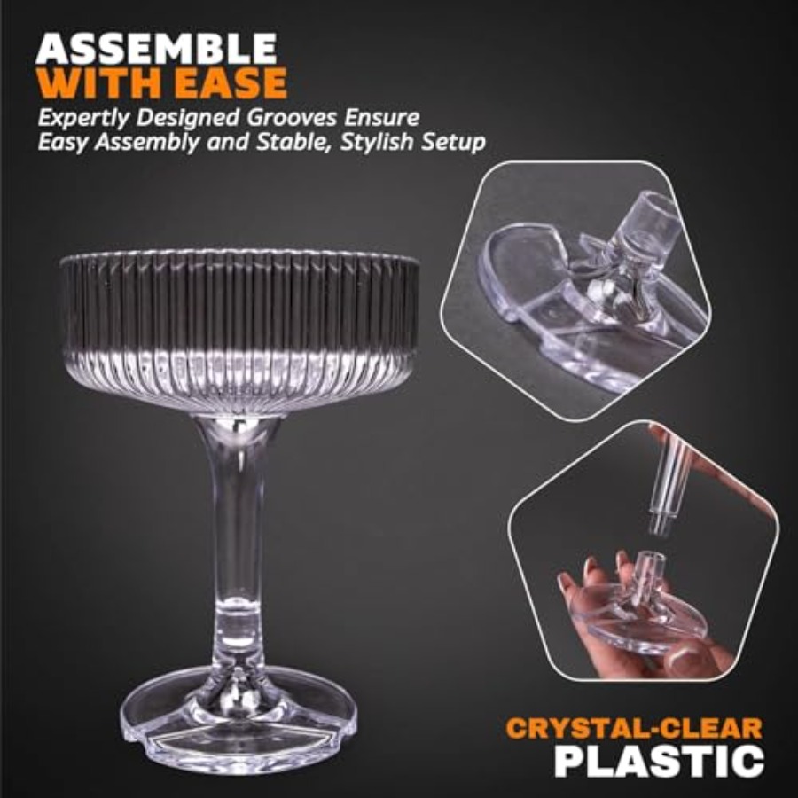 PLASTIC Champagne Tower 21-Pie – обзор и цена Champagne Tower Set